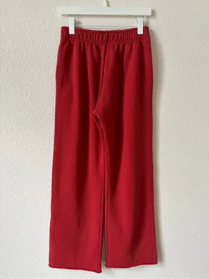 LDMA All Day Crew & All Day Straight Leg Sweats Poppy Size Medium Loungewear thumbnail 9