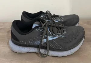Brooks Glycerin 18 Running Shoes, Grey/Blue, Women's 6.5 running workout thumbnail 1