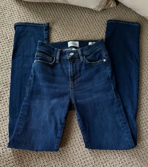Frame Women’s Denim Le High Straight Long Jeans 24 thumbnail 1