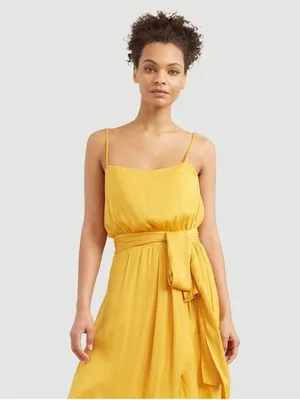 Modern Citizen Mila Layered Tank Dress Marigold Small thumbnail 10