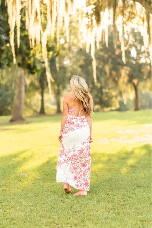 pink floral dress thumbnail 2