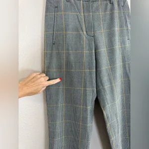 Aritzia Wilfred Jallade Gray Plaid Trousers Pants size 4 $158 thumbnail 6