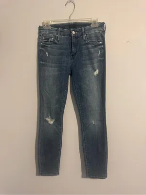 MOTHER Denim The Looker Crop in Gypsy- 26 thumbnail 2