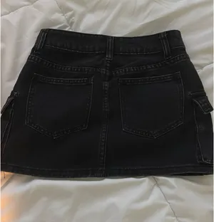 Black denim mini skirt Size XXS thumbnail 3