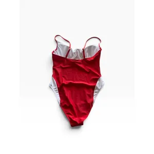 Wild Fable Womens Red White Colorblock Underwire One Piece‎ Swimsuit Size M NWT thumbnail 2