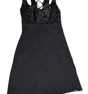 Jump Vintage Y2K mini dress velvet sequin satin sleeveless thumbnail 1