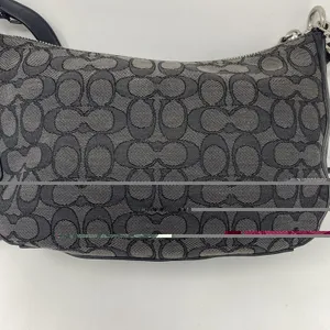 Coach Signature Chelsea Jacquard Crossbody Bag Purse 37584 Black thumbnail 4