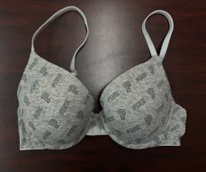 PINK Victoria’s Secret Wear Everywhere Grey Bra thumbnail 1