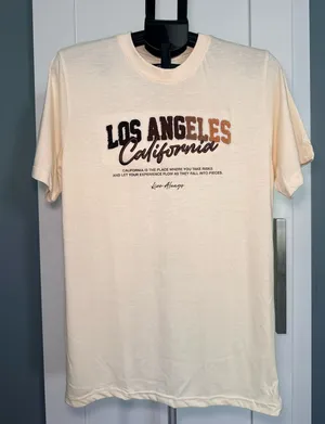 Eighty Eight Cream color T-Shirt L thumbnail 1