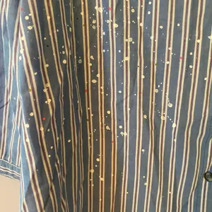 Pilcro Anthropologie Blue Stripe Button Down Shirt Preppy Oversized XS / Small thumbnail 6
