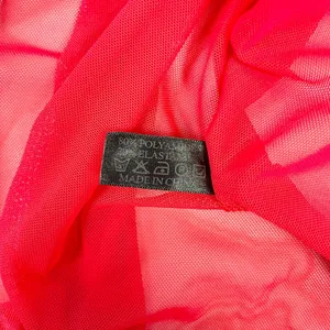 Very Sexy Chemise Nightie Slip Dress Womens‎ 10 Red Sheer Whimsy Fairy Dainty thumbnail 7