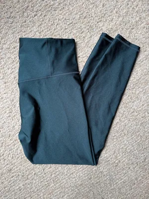 ATHLETA Elation Sheen Tight High-Waist Forest Green Active Leggings thumbnail 13