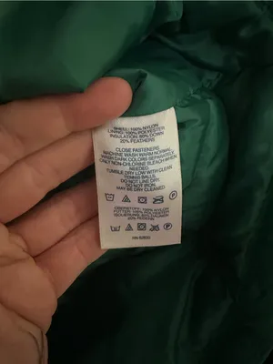 Land’s End down fill puffer vest emerald green thumbnail 4