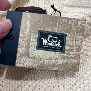 Vintage Woolrich Cable Knit Tunic Sweater Made In USA Women’s M Cotton NEW NOS thumbnail 8