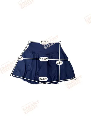 OFFLINE by Aerie Real Me Navy Bubble Skort Athletic Tennis Pickleball‎ Medium thumbnail 4