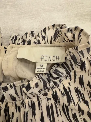 Boutique dress white and navy Gray Size M thumbnail 3