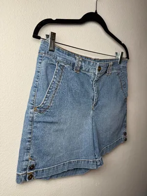 Vintage Granola Girl Basic Denim Shorts thumbnail 1