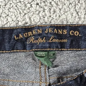 Lauren Ralph Lauren Jeans Womens 10 Mid Rise‎ Classic Bootcut Blue Denim Pants thumbnail 3