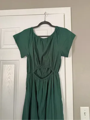 Universal Threads Teal Green Cut out Detail Maxi Dress thumbnail 10