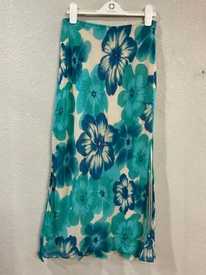 Y2K express 100% silk skirt thumbnail 2