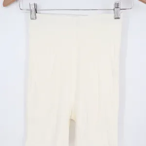 Naked Wardrobe Baby Mama Cream Biker Shorts Womens Small thumbnail 3