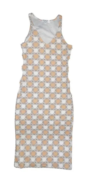Frankie’s Bikinis Sterling Terry Daisy Midi Fish Eye Cutout Dress XS NWT Beachy thumbnail 1