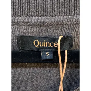 Quince lightweight V-neck sweater Brown Size Small Mocha Heather thumbnail 5