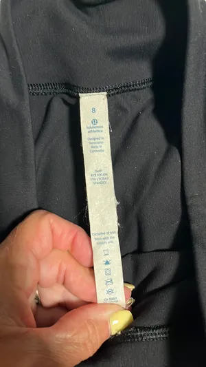 Lululemon Leggings Crop Black thumbnail 4
