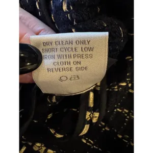 Carlisle New York Blazer Women‎ 6 Blue Tan Tweed Double Breasted Preppy Mature thumbnail 11