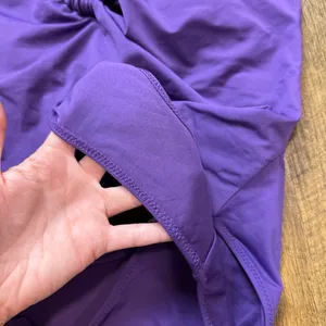 NWT ZARA Asymmetric Swimsuit Sz Small Purple One Piece One Shoulder thumbnail 14