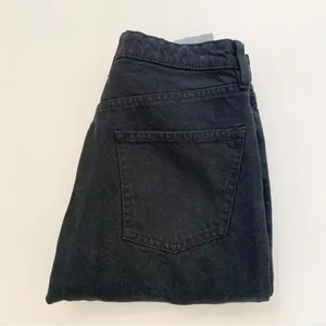 Zara High Waist Straight Leg Jeans thumbnail 10