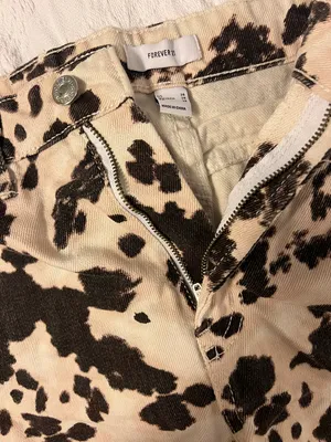 Cow Print Cowboy Jean Shorts thumbnail 2