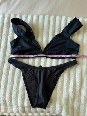 NWOT SKIMS Black Two-Piece Bikini Set thumbnail 9