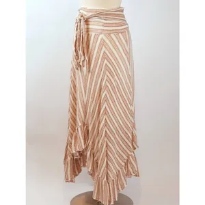 Free People Giselle Skirt/dress Ivory stripe Size Small thumbnail 7