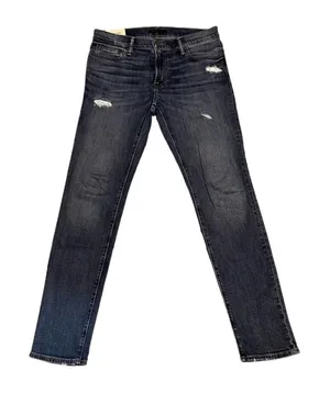 NWOT 31 W 32 L Abercrombie & Fitch Dark Blue Skinny Jeans 95% Cotton Streetwear thumbnail 1
