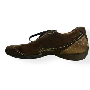 Gabor Comfort‎ Suede Leather Lace Up Sneakers Brown 8.5 UK 10.5 US Wide Utility thumbnail 6