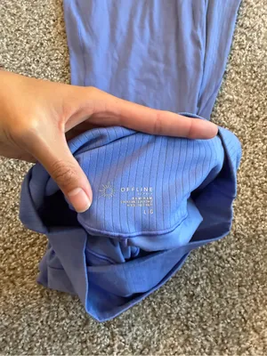 Offline by Aerie Super Flare Leggings Rib thumbnail 2