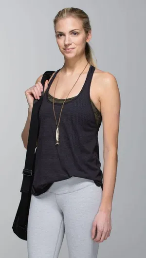 Lululemon 105 F Singlet (Seriously Light Luon) - Black - 4 thumbnail 1