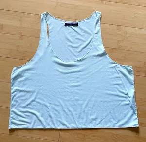 Light Blue Suede Tank thumbnail 1