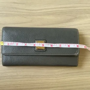 Dooney & Bourke Charcoal Leather Wallet thumbnail 10