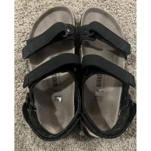 Birkenstock Women Kalahari Birko-Flor Futura Black Sandals US8 EU38 thumbnail 9