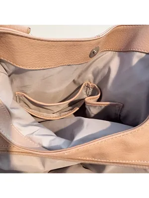 Nicole‎ Miller Woven Slouchy Hobo Bag Pink Boho Chic Coquette Cottagecore Purse thumbnail 6
