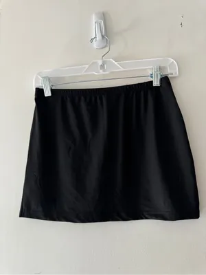 Hello Molly Black Mini Skirt Elastic Waist thumbnail 3