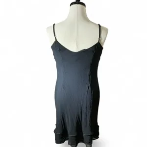 Lily Black Sheer Chiffon Ruffle Layered‎ Dress Set 2 Piece Set Grunge Fairycore thumbnail 4