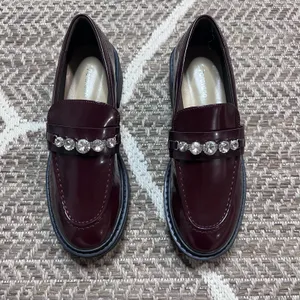 C. Paravano Crystal Platform Loafers sz EU 38/ US 7 thumbnail 2