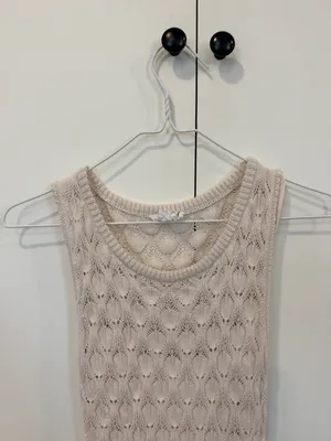 Beige Knit Dress Tan thumbnail 2