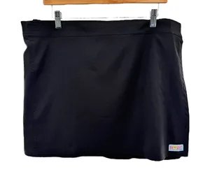 RipSkirt Hawaii‎ Wrap Skirt XL Black A-Line Cover Up Quick Dry Travel Beachwear thumbnail 1
