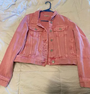 Pink Jean Veveret Jacker thumbnail 1