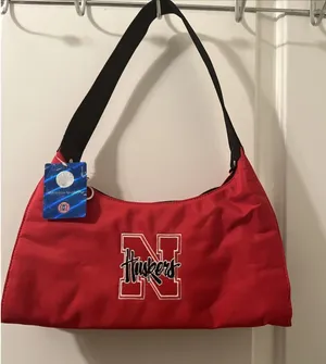 Most Valuable Fan MVF By Littlearth Nebraska Cornhuskers Purse Handbag Red thumbnail 1