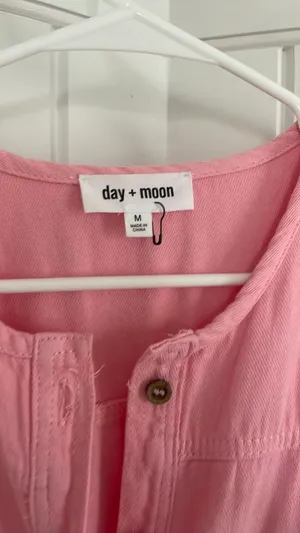 Palmetto Moon Day + Moon Pink Romper thumbnail 4